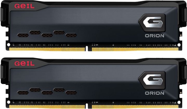 Оперативная память 32GB Kit (16GBx2) GEIL DDR4 3200MHz ORION PC4-25600 16-20-20-40 GOG432GB3200C16BDC Titanium Grey (AMD) Оперативная память 32GB Kit (16GBx2) GEIL DDR4 3200MHz ORION PC4-25600 16-20-20-40 GOG432GB3200C16BDC Titanium Grey (AMD)