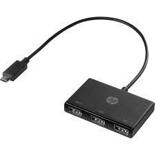 Адаптер HP Europe USB-C to 3 USB-A Hub (Z6A00AA) Адаптер HP Europe USB-C to 3 USB-A Hub (Z6A00AA)