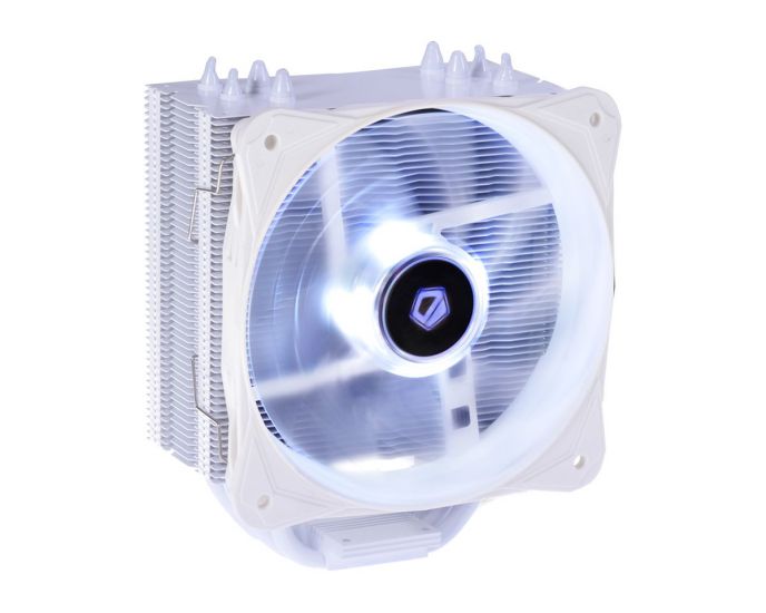 Вентилятор ID-Cooling SE-214L-SNOW <LED, 1150/1155/1156/775/FM2+/FM1/AM3+/AM2+, 120mm, 130W, 4PIN>