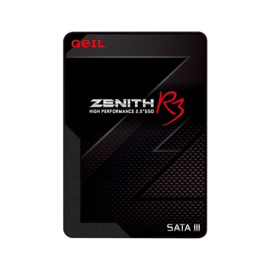 Твердотельный накопитель 1000GB SSD GEIL GZ25R3-1T ZENITH R3  2,5” SATAIII Чтение 560MB/s, Запись 505MB/s, Наработка на отказ 2,5 млн, часов, RETAIL