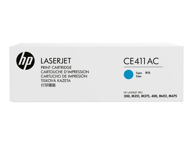 Картридж лазерный HP CE411AC, 305A, голубой