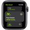 Apple Watch SE GPS, 44mm Space Gray Aluminium Case with Black Sport Band - Regular, Model A2352