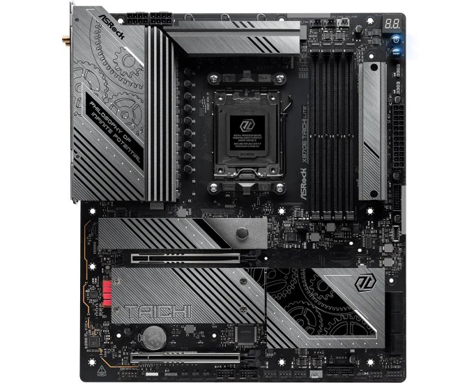 Материнская плата ASRock X870E TAICHI AM5 4xDDR5 6xSATA3 4xM.2 1xHDMI 2xType-C EATX