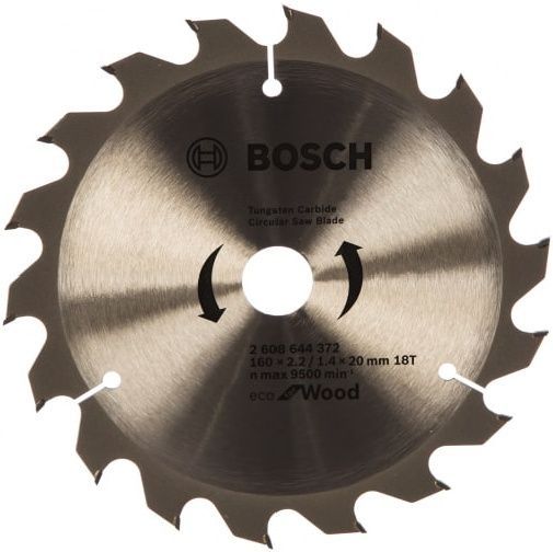 Bosch Пильный диск ECO WO 160x20/16-18T