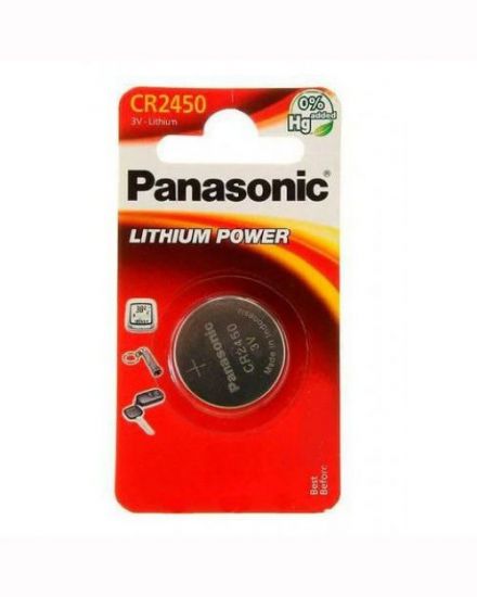 Батарейка литиевая дисковая Panasonic Power Cells CR2450/B1 /