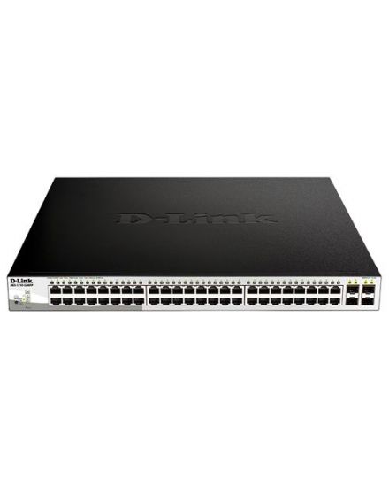 D-Link DGS-1210-52MPP WebSmart с 48 портами 10/100/1000Base-T и 4 портами 1000Base-X SFP /