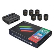 Фитинги Thermaltake Pacific RGB G1/4 PETG Tube 16mm OD 12mm ID Fitting 6Pack, CL-W133-CU00BL-A