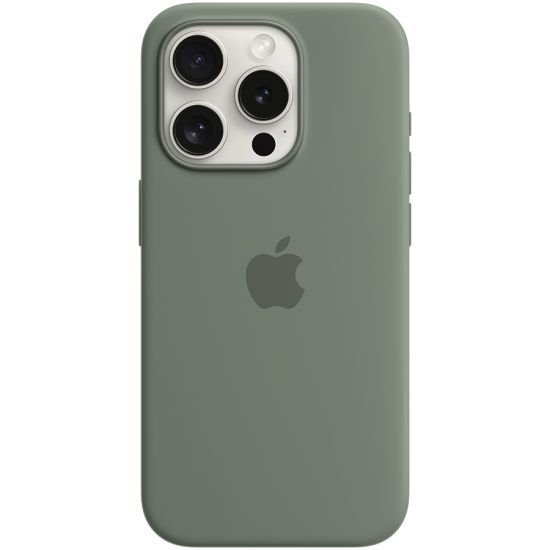 iPhone 15 Pro Silicone Case with MagSafe - Cypress,Model A3125