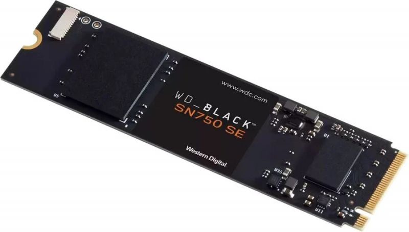 Твердотельный накопитель  250GB SSD WD BLACK SN750 SE PCIe M.2 2280 R3200Mb/s W1000MB/s TBW200 WDS250G1B0E