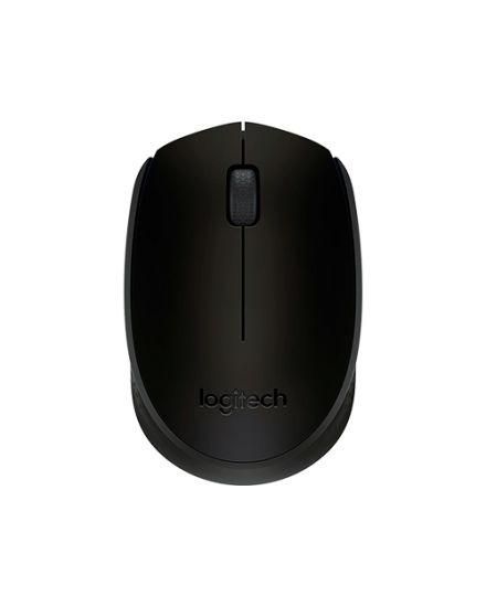 Мышь компьютерная  Mouse wireless LOGITECH m170 black
