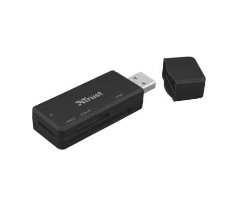 Картридер Trust NANGA 23417 USB 3.1 черный