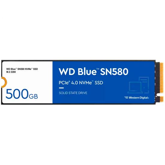 Твердотельный накопитель  500GB SSD WD BLUE SA580 M.2 2280 SATA R4000Mb/s W3600Mb/s MTBF WDS500G3B0E