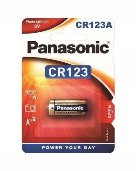 Батарейка литиевая PANASONIC CR-123/1BP /