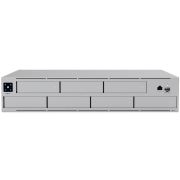 Ubiquiti UNAS-Pro-EU 2U rack-mount NAS with (7) 2.5/3.5" drive bays and 10 Gbps performance designed for large-scale file storage and sharing, (7) 2.5/3.5" HDD / SSD support, 10G SFP+ uplink and (1) GbE RJ45 port