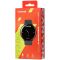CANYON Marzipan SW-75 Smart watch, 1.22inches IPS full touch screen, aluminium plastic body,IP68 waterproof, multi-sport mode with swimming mode, compatibility with iOS and android,black-red body with extra black leather belt, Host: 41.5x11.6mm, Strap: 24
