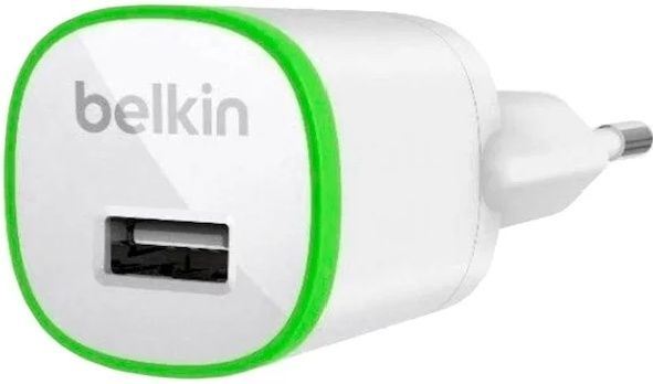 СЕТЕВОЕ ЗАРЯДНОЕ УСТРОЙСТВО BELKIN USB HOMECHARGER 1 А БЕЛЫЙ СЕТЕВОЕ ЗАРЯДНОЕ УСТРОЙСТВО BELKIN USB HOMECHARGER 1 А БЕЛЫЙ