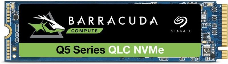 Накопитель твердотельный Seagate Твердотельный накопитель SSD BarraCuda Q5 3D NAND ZP500CV3A001 500GB 2,5" PCIe Gen3 x4, NVMe 1.3