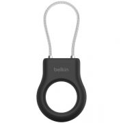 BELKIN Secure Holder with Wire Cable - Airtag - Black