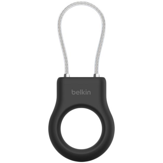 BELKIN Secure Holder with Wire Cable - Airtag - Black