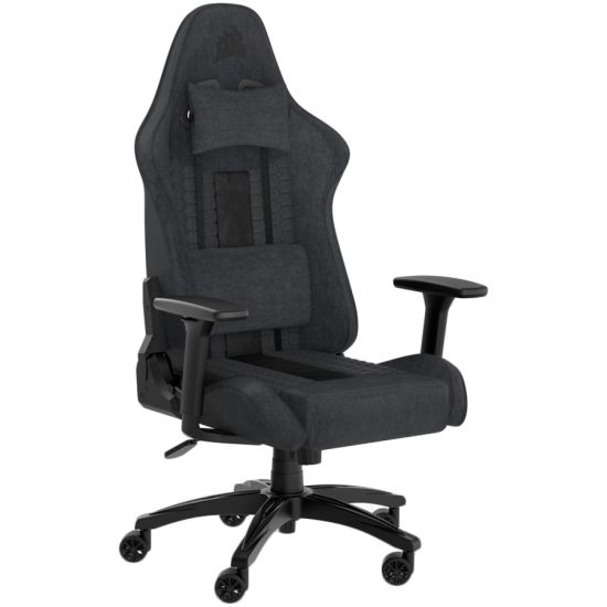 Игровое кресло Corsair TC100 Relaxed Тканевый Черно-серый (CF-9010052-WW)