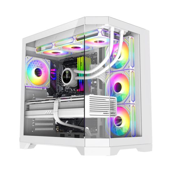 Компьютерный корпус Gamemax Hype-A WH White без Б/П Компьютерный корпус Gamemax Hype-A WH White без Б/П