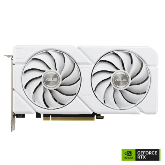 Видеокарта ASUS DUAL-RTX4070S-O12G-EVO-WHITE, 12Gb GDDR6X/192bit, 7168  CUDA, PCI E 4.0, HDMI, DisplayPort, BOX