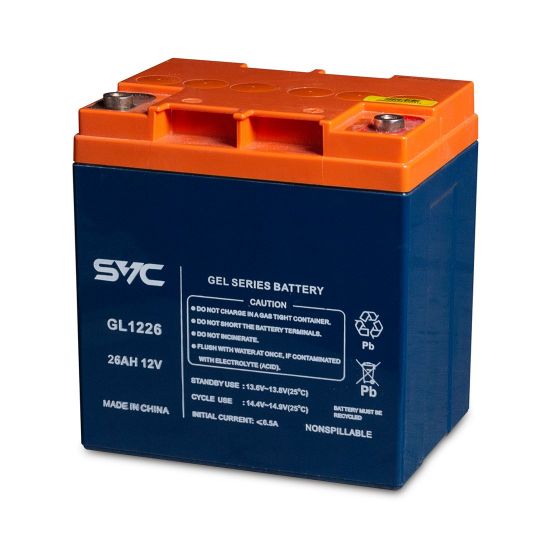 Аккумуляторная батарея SVC GL1226 12В 26 Ач