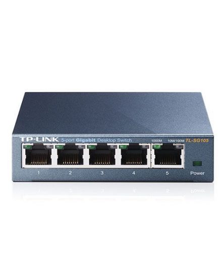 TP-Link TL-SG105 5-портовый 10/100/1000 Мбит/с настольный коммутатор /