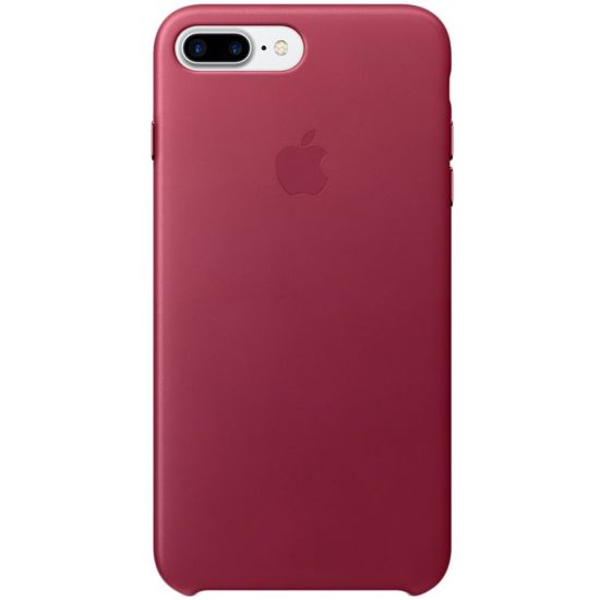 iPhone 7 Plus Leather Case - Berry