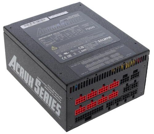 Блок питания Zalman Acrux 750-ARX (750W), 100-240VAC, 94%, 80+ PLATINUM, aPFC, 135mm, MB24, CPU(4+4,