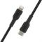 Кабель Belkin Lightning - USB-С, BRAIDED, 1m, black,