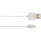 CANYON кабель, цвет - белый, разъем USB-Lightning, сертификат MFI/Apple, длина 1 м.