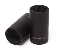 Головка-экстрактор для поврежденных болтов/гаек 19ммх50мм, 1/2",на пластиковом держателе ROCKFORCE RF-90619 3020