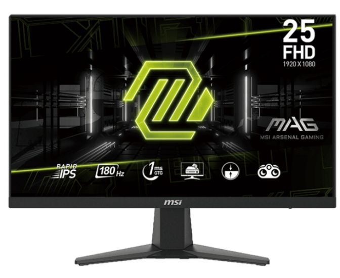 24.5" MSI MAG 256F черный