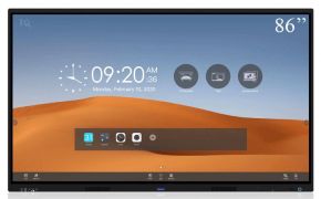 Интерактивная LED панель 86" IQTouch TB1000 <20 касаний, 3840*2160, 4K UHD, Android 9.0>