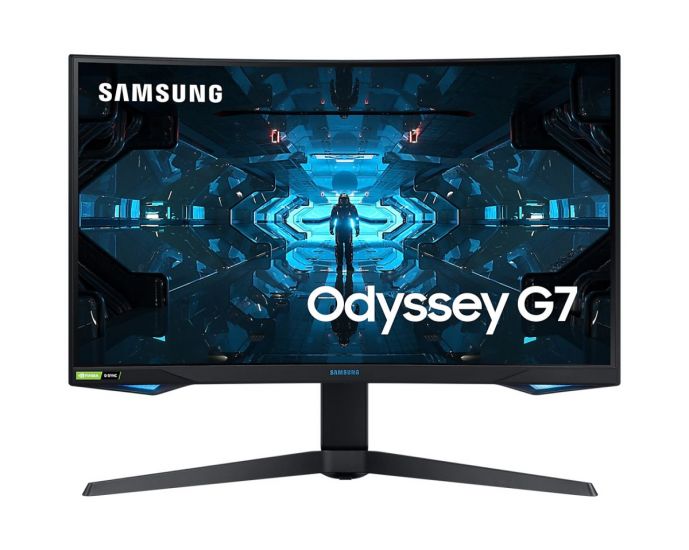 Монитор Samsung Gaming Odyssey G7 LC27G75TQSIXCI VA, Curved 144hz, 2560x1440, 1ms, 350cd/m2, HDMI, DP