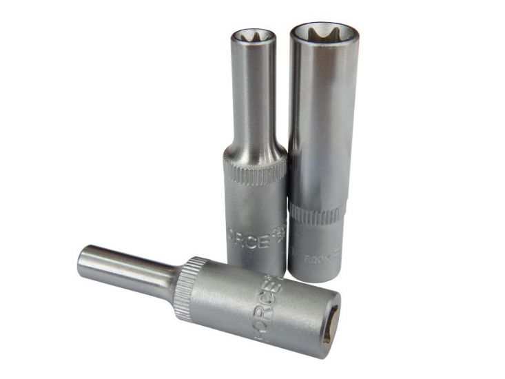 Головка Е-профиль глубокая 1/4", E7 ROCKFORCE RF-5265007 291