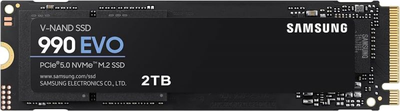 Твердотельный накопитель 2000Gb SSD Samsung 990 EVO M.2 PCIe 4.0 R5000Mb/s W4200MB/s MZ-V9E2T0BW