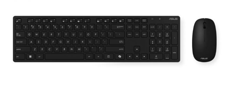 Клавиатура и манипулятор Asus W5000 Wireless Keyboard and Mouse Set (90XB0430-BKM3N0)