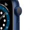 Apple Watch Series 6 GPS, 40mm Blue Aluminium Case with Deep Navy Sport Band - Regular, Model A2291