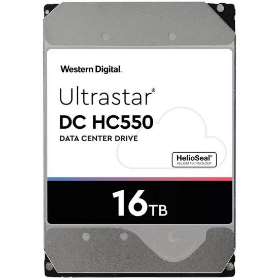 Western Digital Ultrastar DC HDD Server (3.5in 26.1MM 16TB 512MB 7200RPM SAS ULTRA 512E SE P3 DC HC550), SKU 0F38357