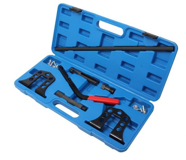 Рассухариватель клапанов сборный универсальный 10 предметов, в кейсе ROCKFORCE RF-62105 15241