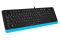 Клавиатура A4tech FK-10-BLUE Fstyler USB <105 клавиш, 150см, FN 12 мултимедийных клавиш>