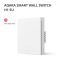 Умный выключатель Aqara Smart wall switch H1 ( (with neutral, single rocker) WS-EUK03
