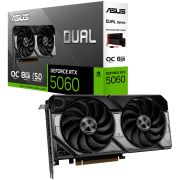 ASUS Video Card NVIDIA GeForce RTX 5060 8GB GDDR7 128-bit Digital Max Resolution 7680 x 4320 Yes x 1 (Native HDMI 2.1b) Yes x 3 (Native DisplayPort 2.1b) HDCP Support Yes (2.3) 550W