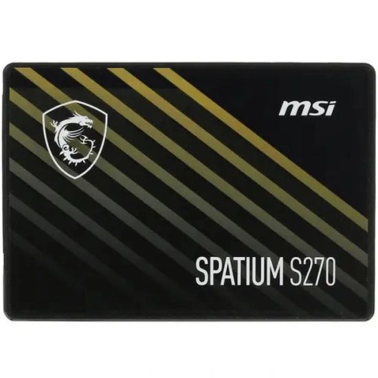 Твердотельный накопитель  240Gb SSD MSI SPATIUM S270 SATA III 2.5" R500Mb/s W450MB/s SPATIUM S270 SATA 2.5" 240GB