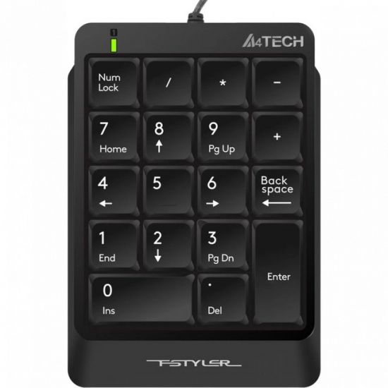 Клавиатура цифровой блок A4tech Fstyler FK13P-BLACK Fstyler USB