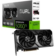 ASUS Video Card NVIDIA GeForce RTX 5060 Ti 16GB GDDR7 128-bit Digital Max Resolution 7680 x 4320 Yes x 1 (Native HDMI2.1b)Yes x 3 (Native DisplayPort 2.1b)HDCP Support Yes (2.3) 550W