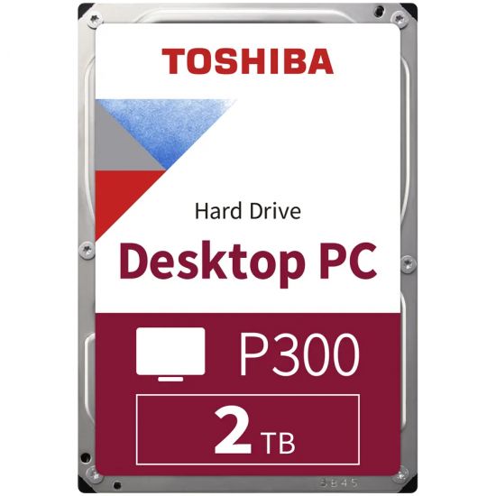 Жесткий диск HDD 2Tb TOSHIBA P300 SATA 6Gb/s 5400rpm 128Mb 3.5" HDWD220UZSVA