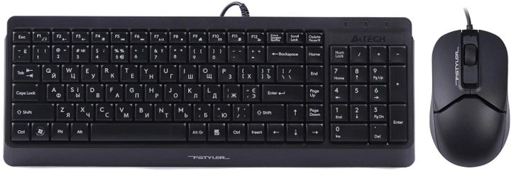 Клавиатура мышь A4tech F1512S-Black Fstyler USB